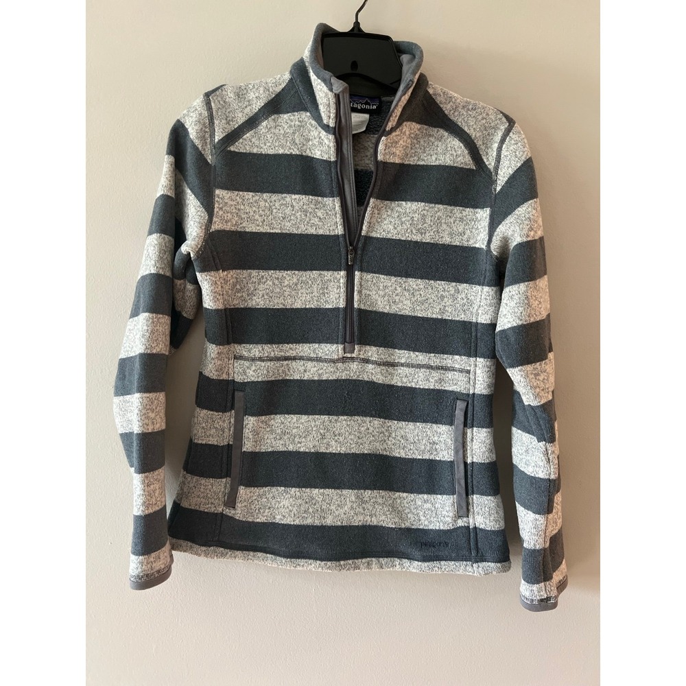 Patagonia Better Sweater Striped Marsupial 1/2 Zip XS